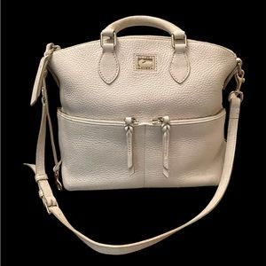 Dooney and Bourke Dillen satchel -White